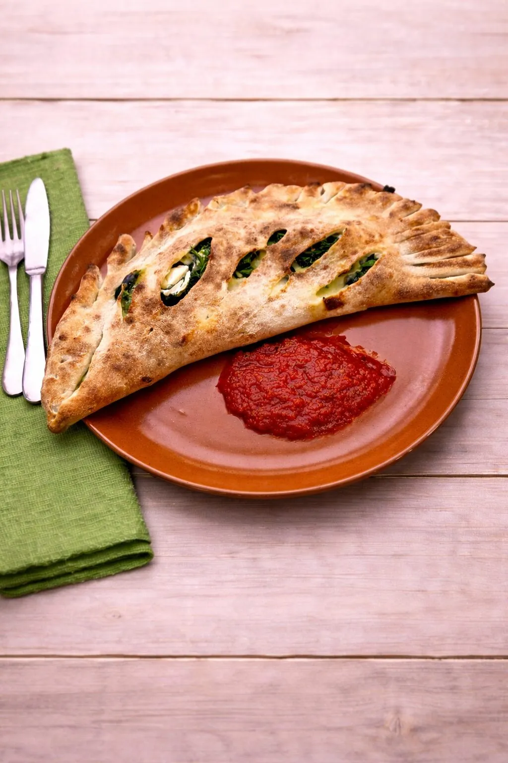 Calzone Spinat